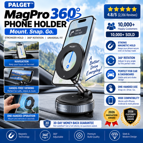 Palget™ Magnetic Car Mobile Phone Holder