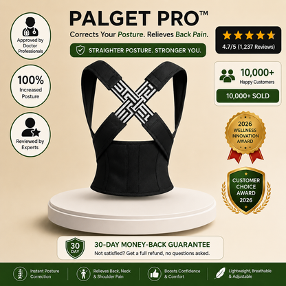 Palget Pro™ | Corrects Your Posture and Relieves Back Pain