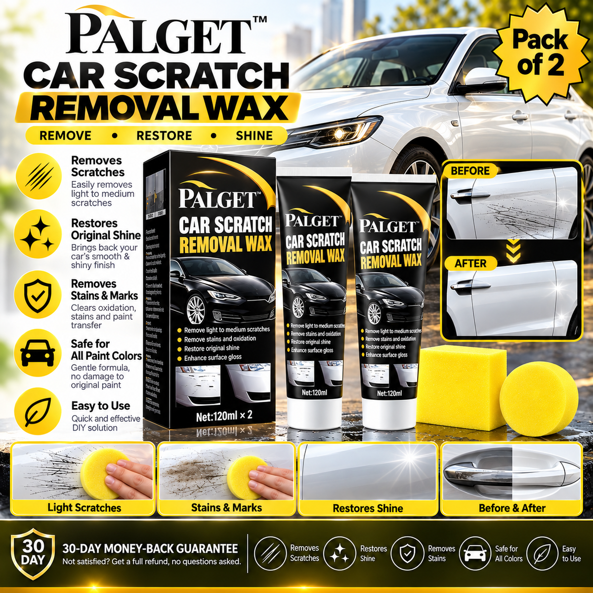 Car Scratch Removal Wax