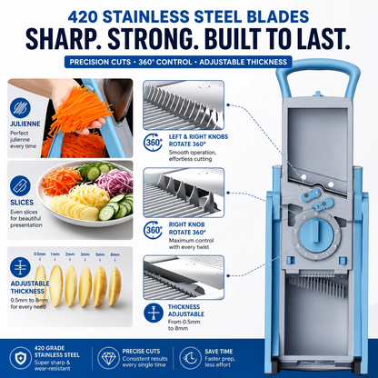 Palget™ Smart 9-in-1 Vegetable Slicer
