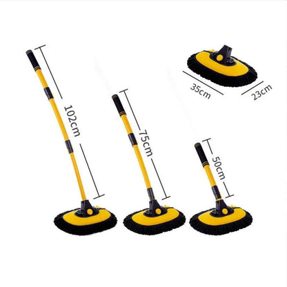 Palget™ Curved Car Cleaning Brush with Telescopic Handle