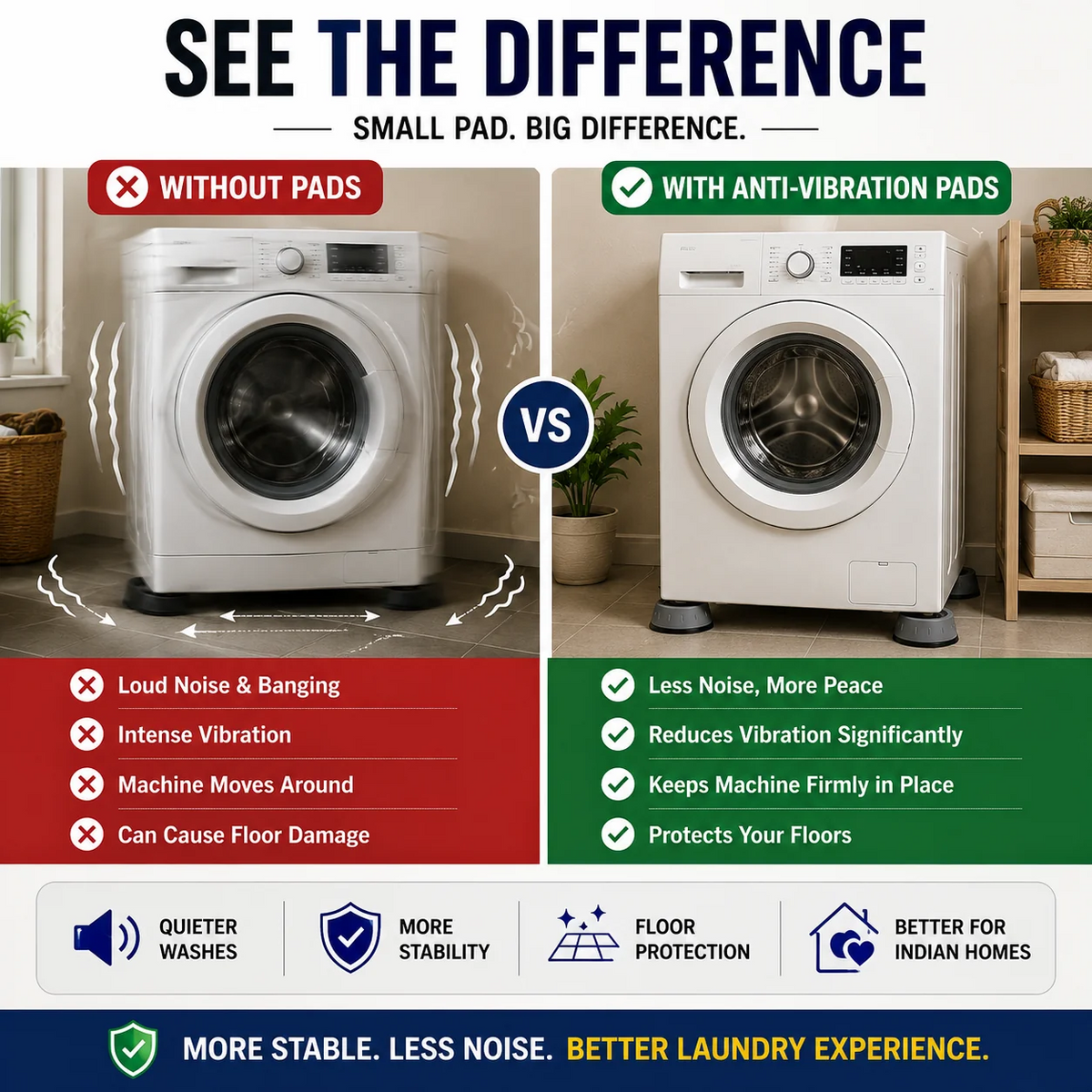 Palget™ Anti-Vibration Pads For Washing Machine