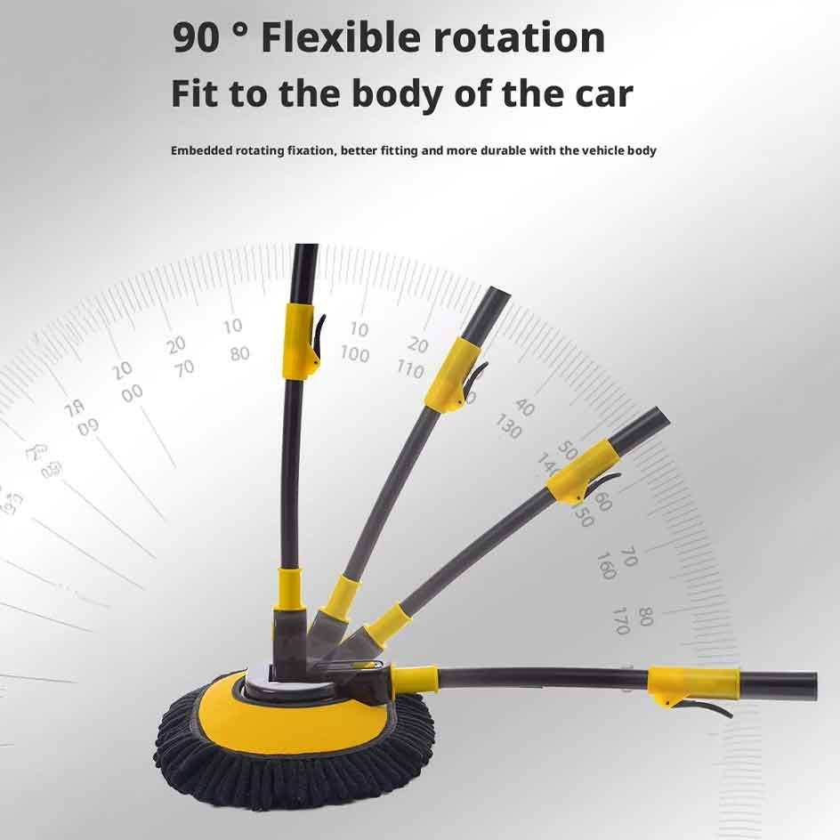 Palget™ Curved Car Cleaning Brush with Telescopic Handle