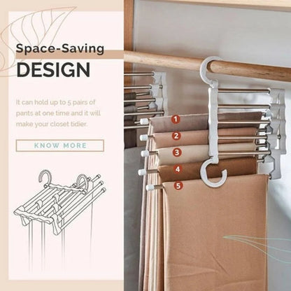 Palget™ 5-in-1 Space-Saving Pants Hanger