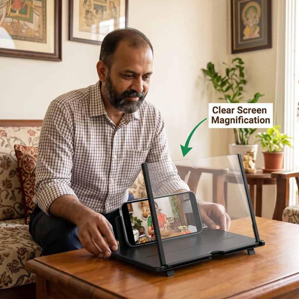 Palget™ — Mobile Magnifier | Cinema-Like Display| Adjustable Angle |Travel Friendly