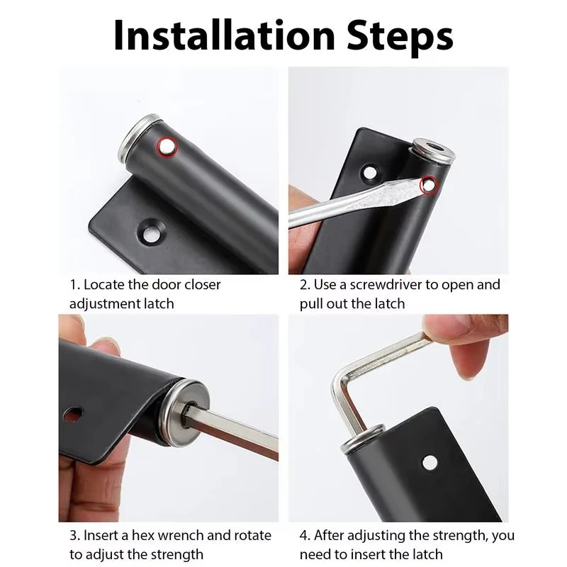 Palget™ Heavy-Duty Automatic Door Closer