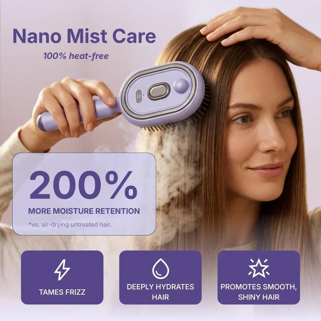 Palget™ Anti-Frizz Brush - Smooth. Shine. Gloss Up.