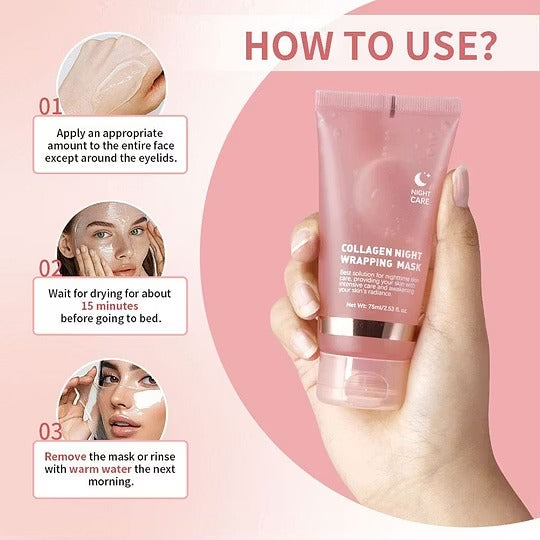 Collagen Wrapping Mask - Get The Glass Skin you Dreamed of 😍