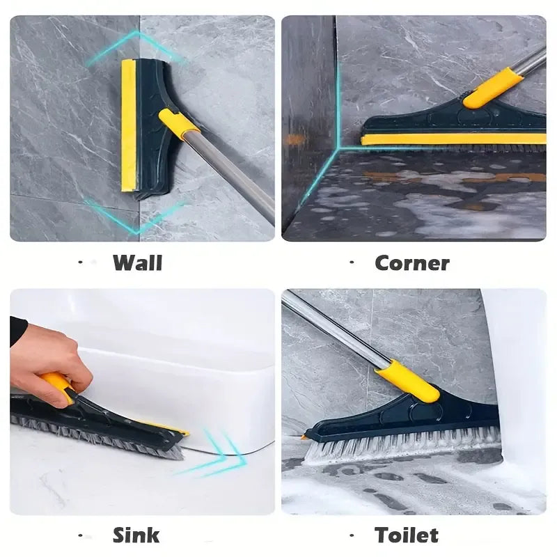 Palget™  2 In 1 Floor Cleaning Brush With Soft Scraper