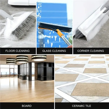 Palget™  2 In 1 Floor Cleaning Brush With Soft Scraper