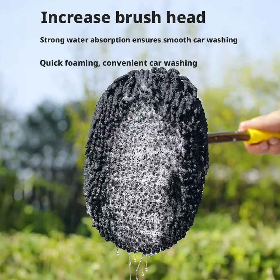 Palget™ Curved Car Cleaning Brush with Telescopic Handle