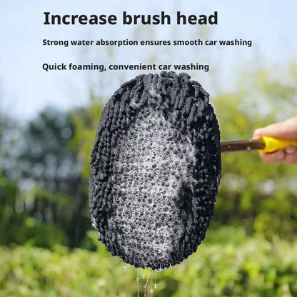 Palget™ Curved Car Cleaning Brush with Telescopic Handle